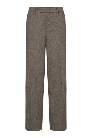 Sillen Trouser Lt Grey Mel/charcoal