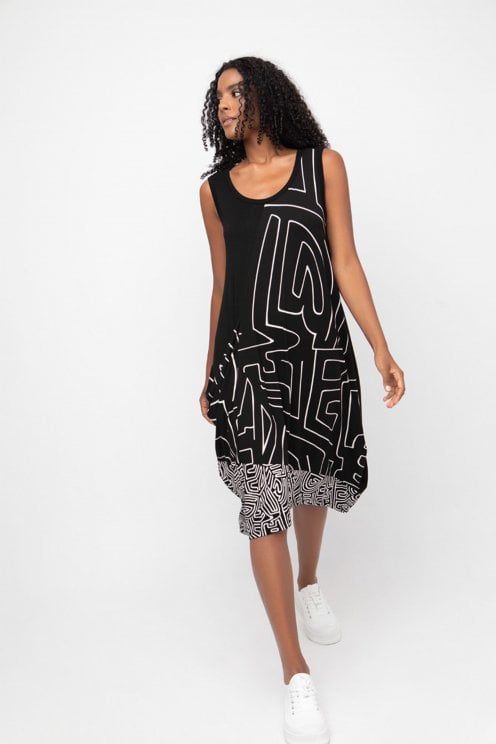 Sleeveless Relaxed Fit Dress Mitos