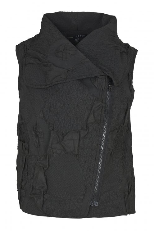 Smyth Textured Waistcoat Carbon