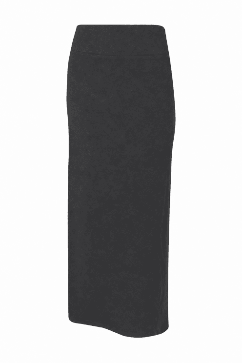 Soft Knit Skirt Carbone