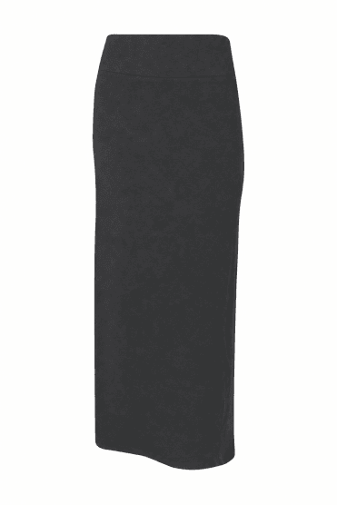 Soft Knit Skirt Carbone