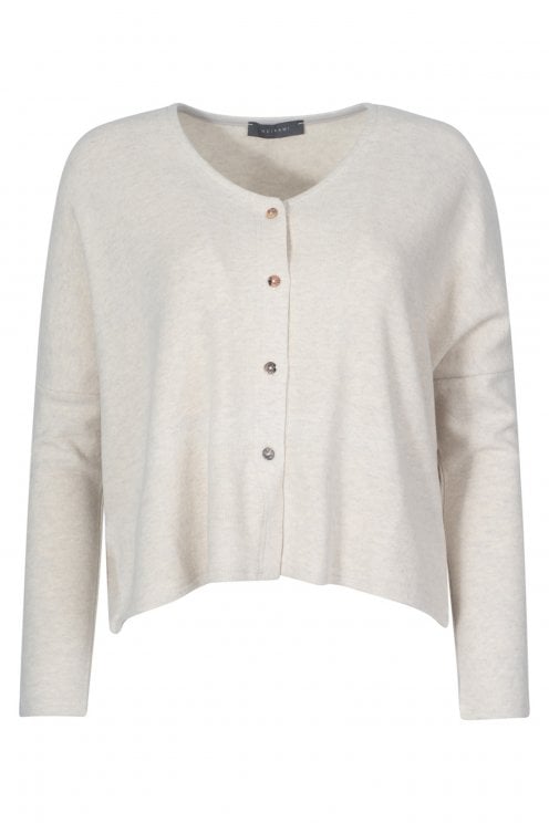 Soft Knit V-neck Cardigan Ivory