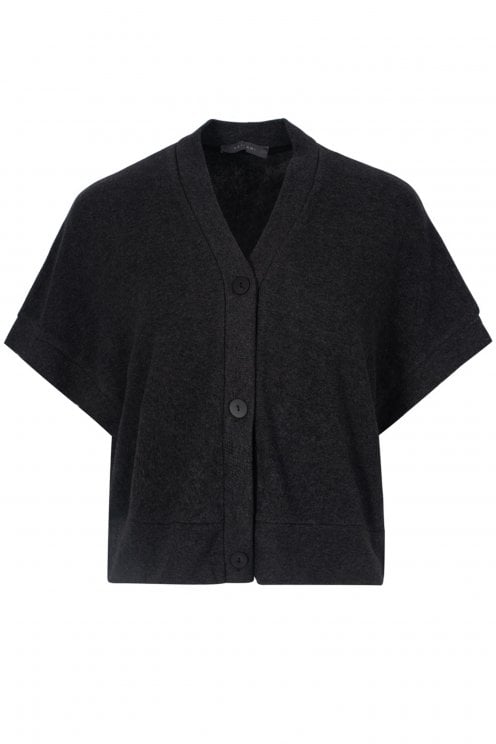Soft Knit Waistcoat Carbone