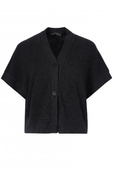Soft Knit Waistcoat Carbone