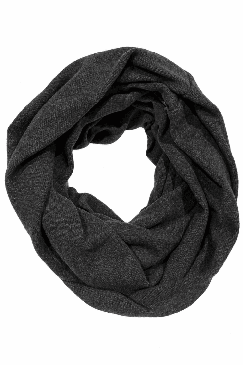 Soft Loop Scarf Carbone