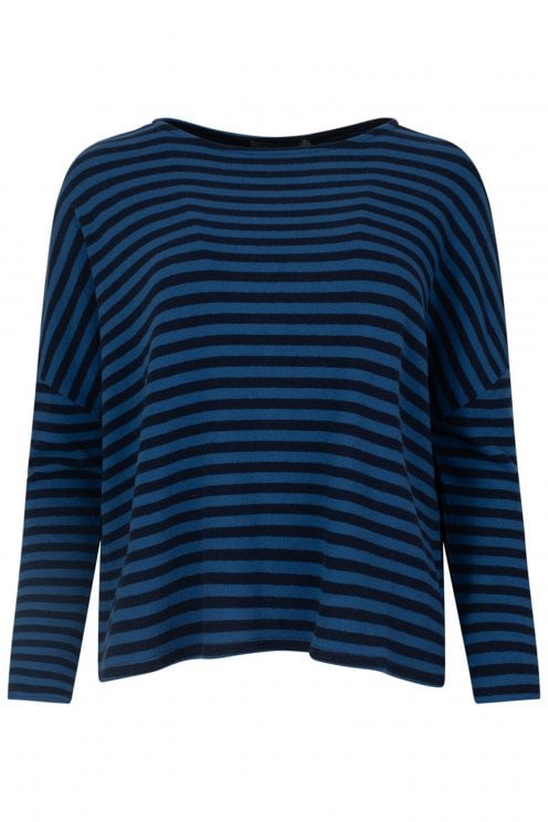 Soft Ministripe Pullover Oceano