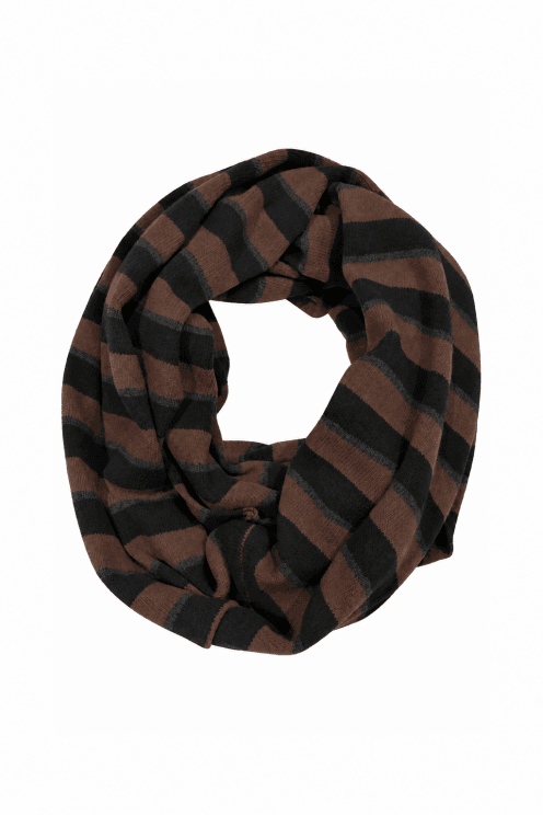 Soft Pencil Knit Loop Scarf