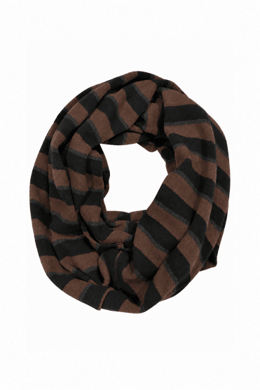 Soft Pencil Knit Loop Scarf