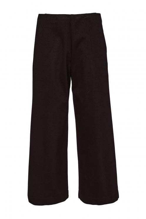 Soft Wide Leg Trouser With Side Pocket 