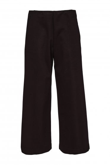 Soft Wide Leg Trouser With Side Pocket 