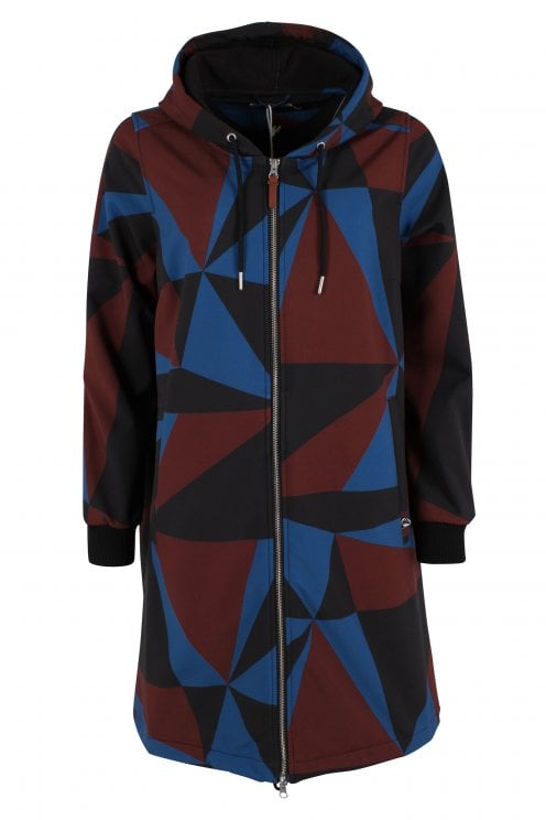 Softshell Raincoat Black Ocean