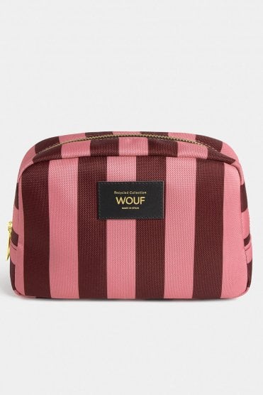 Sophie Toiletry Bag Burgundy/pink