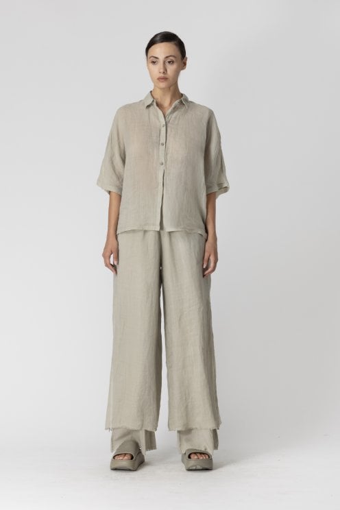 Split Leg Pants Avacado