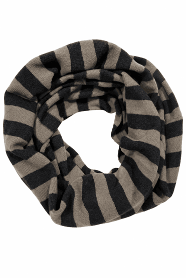 Stripe Soft Knit Loop Scarf