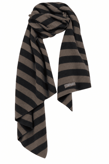 Stripe Soft Knit Scarf