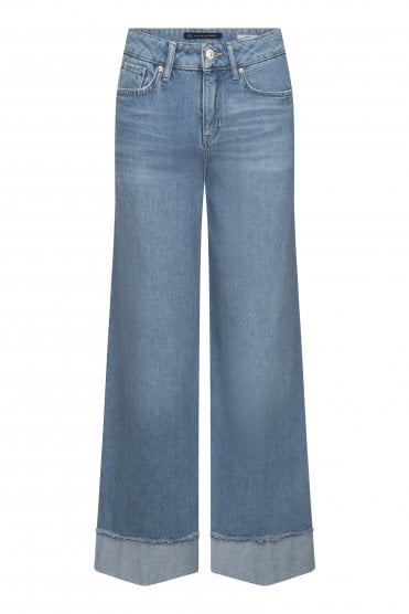 Sventy Turn Up Jeans Used Blue