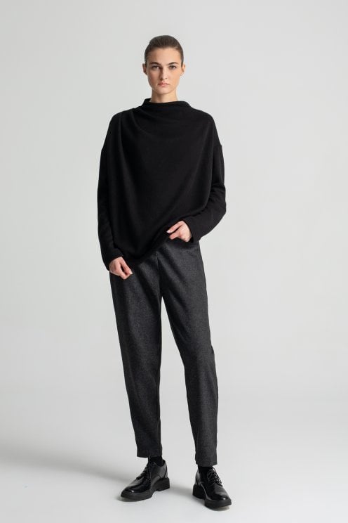 Tailored Tapered Pants Grey