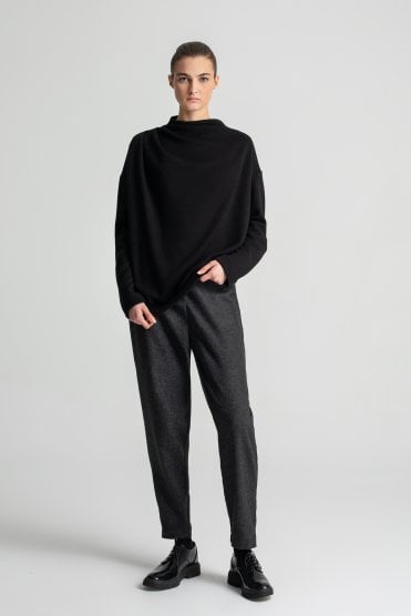 Tailored Tapered Pants Grey