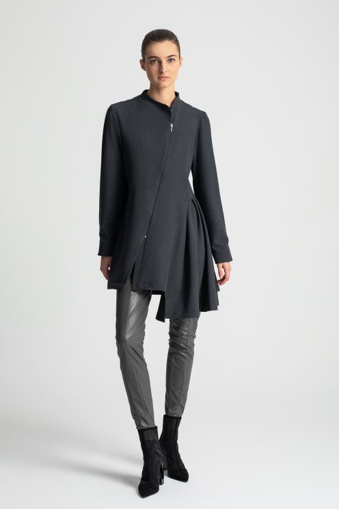 Tailored Tunic Jacket Grey