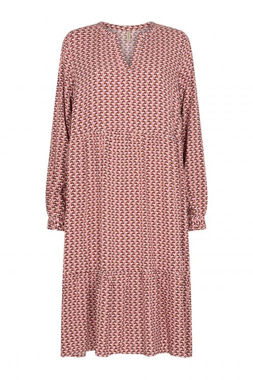 Talita 3 Dress Shadow Rose