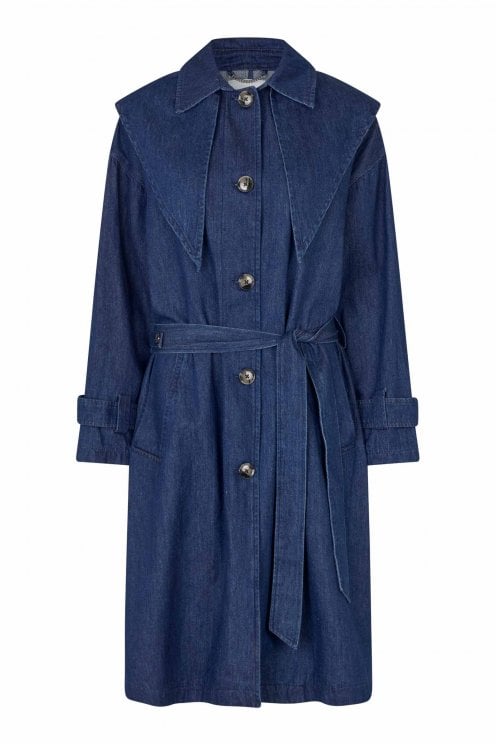 Tamar Coat Dark Denim