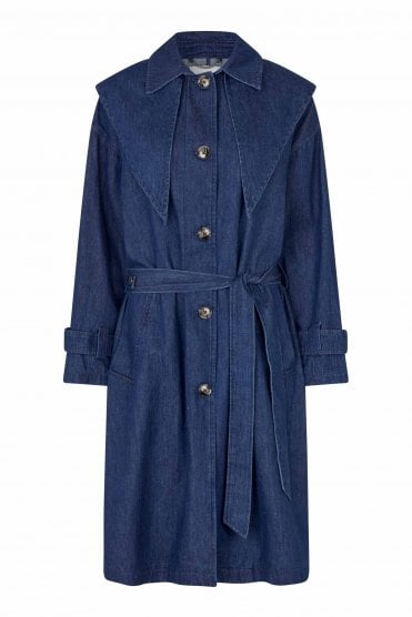 Tamar Coat Dark Denim