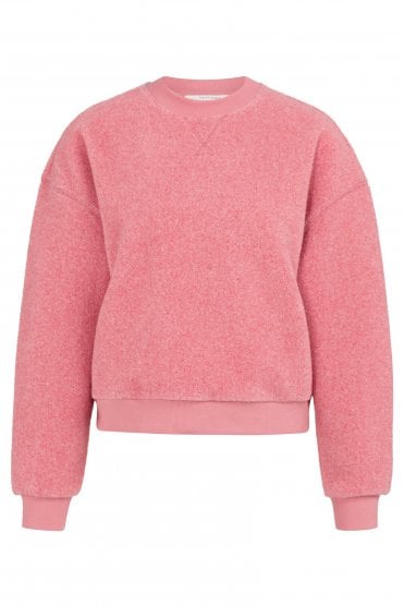 Teddy Sweater Rose Red Mel