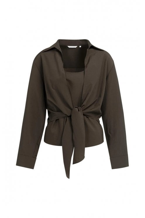 Tie Blouse With Matching Top