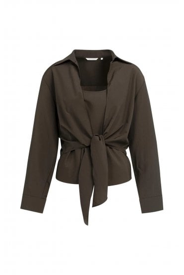 Tie Blouse With Matching Top