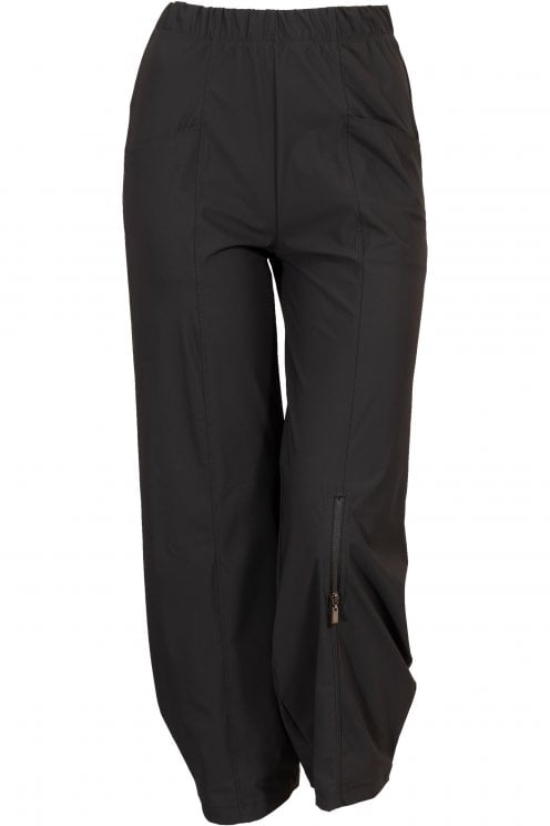 Travel Fabric Pants With Zip Detail