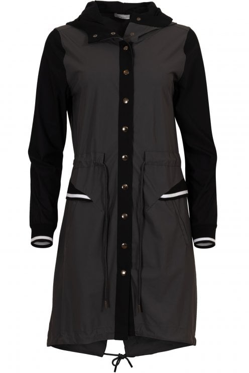 Two Tone Hooded Jacket