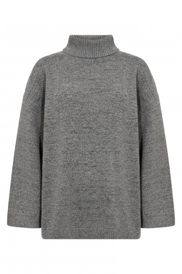 Vida 1 Pullover Mid Grey Mel