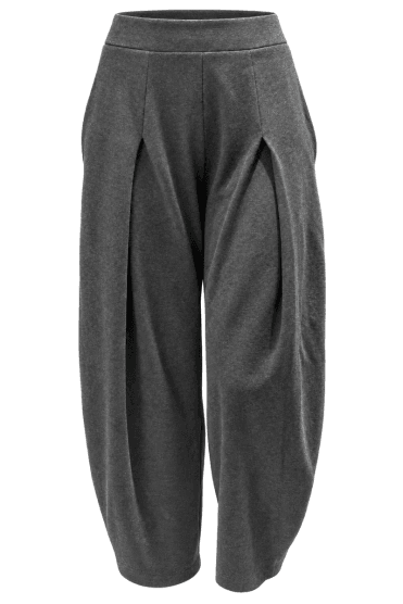 Wide Leg Jersey Pants Grey