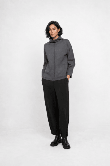 Wide Leg Jersey Pants
