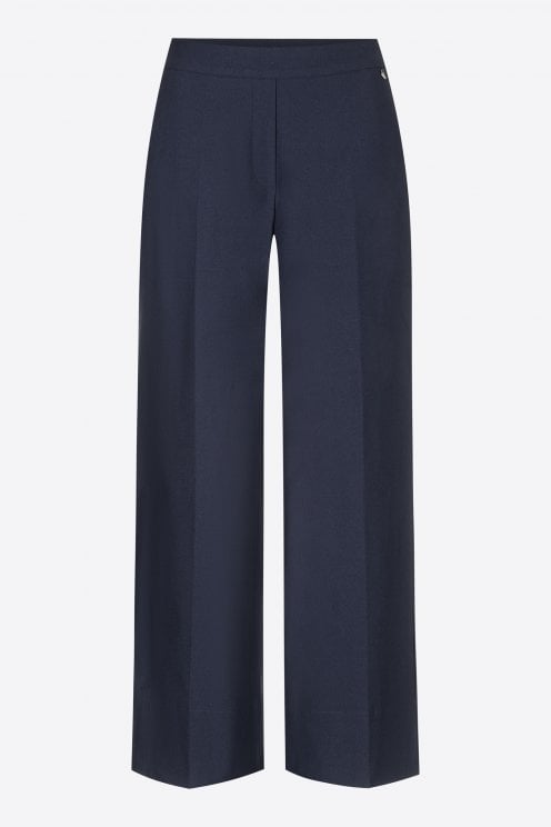 Wide Leg Pants Navy