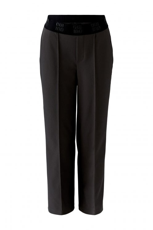Wide Leg Pull On Pants Espresso