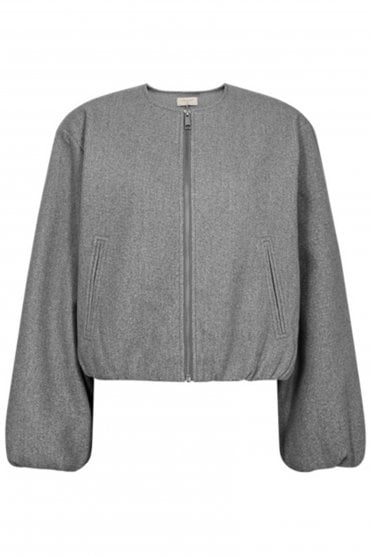 Yanna Balloon Jacket Med Grey Mel